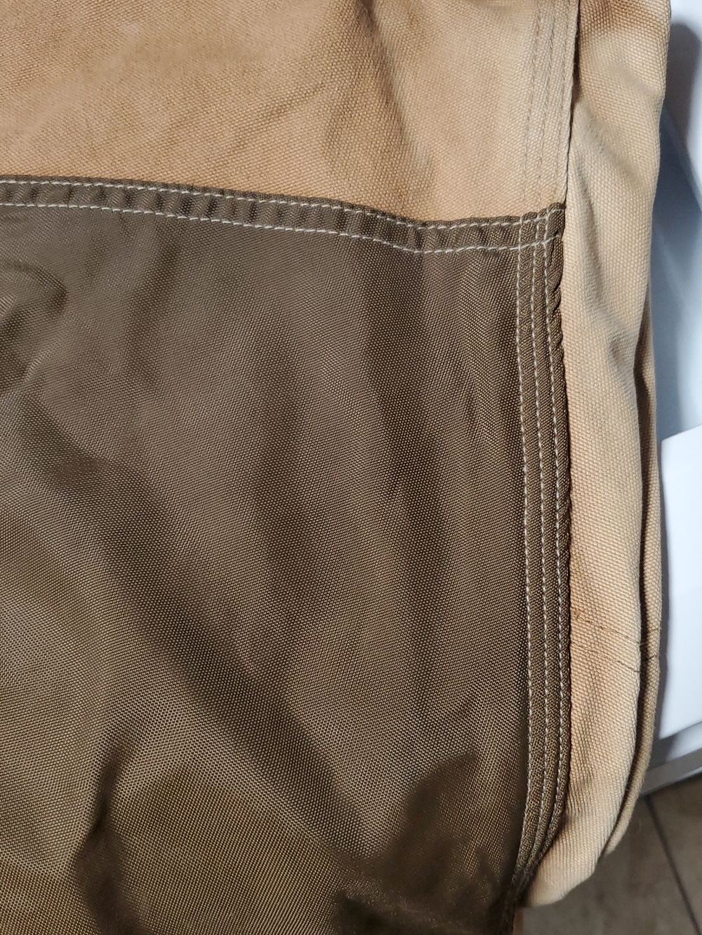 Vintage Carhartt Union Made Double Knee Hunting Pants Size 46×32 Briar Protect - Picture 12 of 15